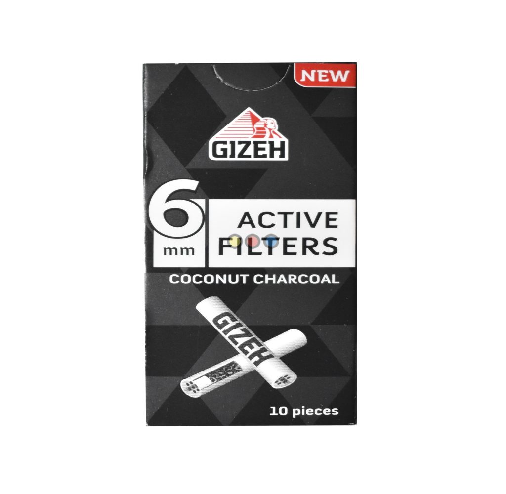 Filtros de carbon activado Gizeh x10