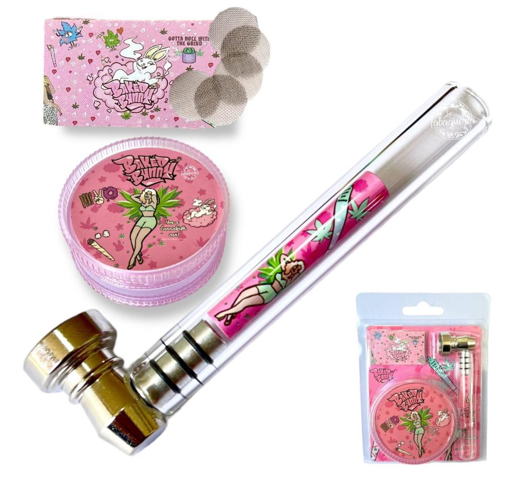 Set Pipa mas moledor y Rejillas Bunny