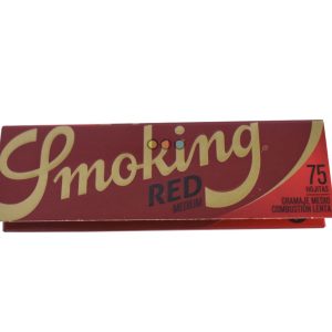 Papel Smoking Red 1¼ 75 Hojas