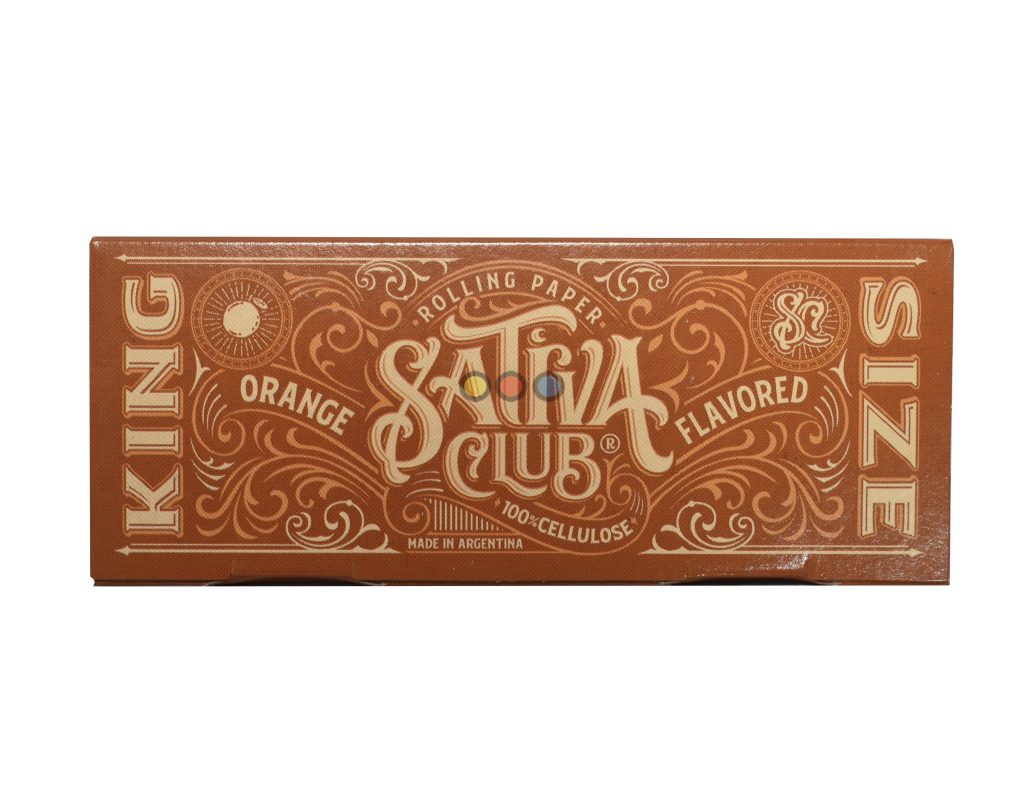 Papel Celulosa Sativa Club Naranja Slim