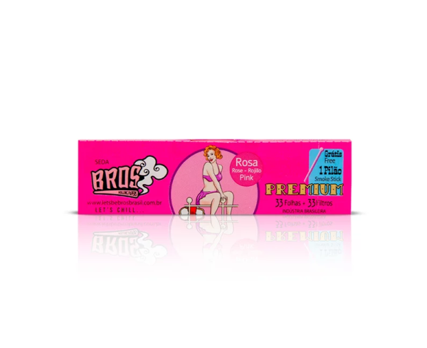 Papel Bros Pink Slim + Tips - Imagen 2