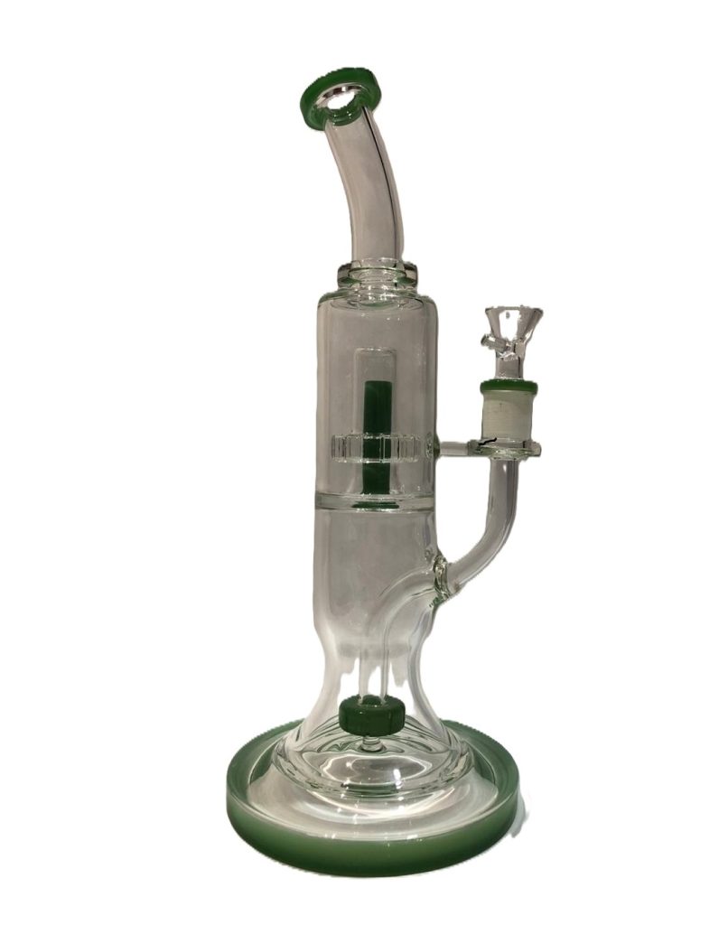 Bong de Pyrex 30 cm doble percolador