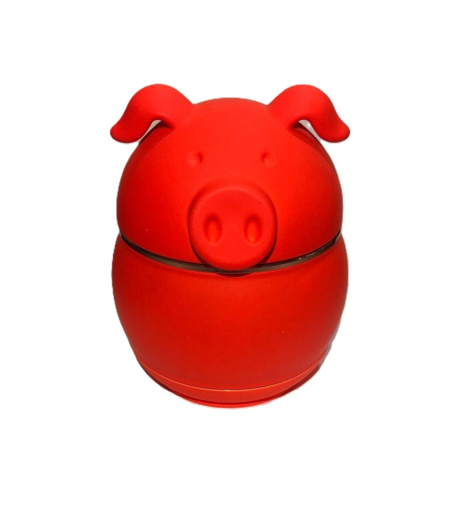 Moledor Metalico pig naranja de 4 partes 55 mm