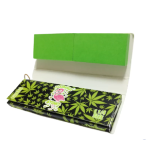 Papel Flamingo green Slim + Tips