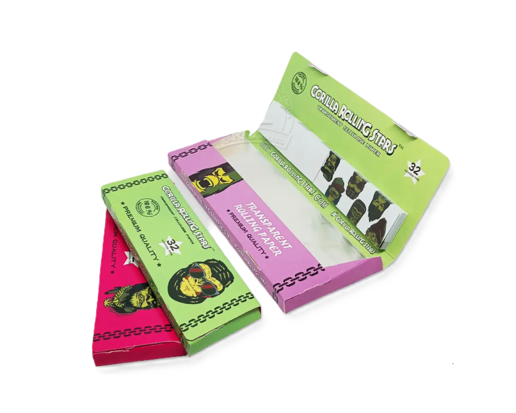 Papel Celulosa King Size Gorilla Stars + Tip